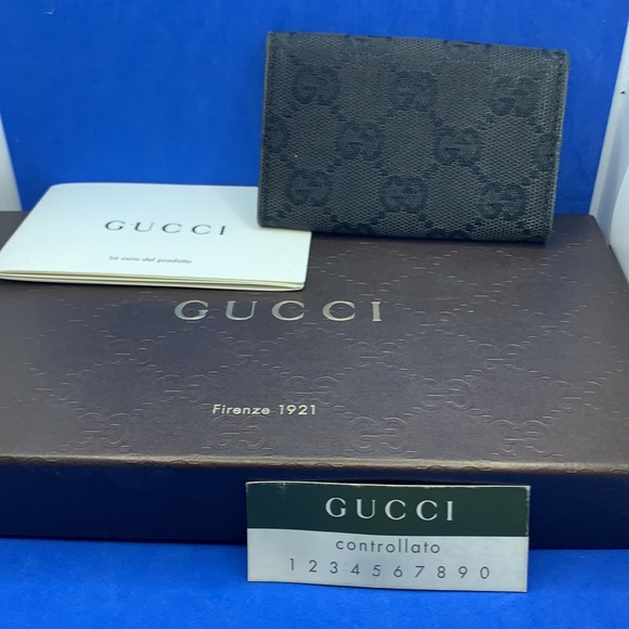 Gucci vintage black key holder wallet - Picture 2 of 9
